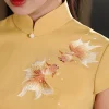 Koi Embroidery|Modern one-Pieces Qipao Dress（锦婉） - Thumbnail Image 8