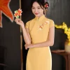 Koi Embroidery|Modern one-Pieces Qipao Dress（锦婉） - Thumbnail Image 7
