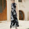 Water-ink print | Full-length flared skirt（墨卿） - Thumbnail Image 1