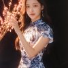 blue and white porcelain|Modern one-Pieces Qipao top(灀蓝) - Thumbnail Image 7