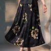 Ink-Black | Flowing Maxi Skirt(莲珂) - Thumbnail Image 5