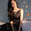 Ink-Black | Flowing Maxi Skirt(莲珂) - Thumbnail Image 8