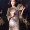Apricot-White Relaxed Fit| Modern one-Pieces Qipao Dress(鞠依) - Thumbnail Image 7