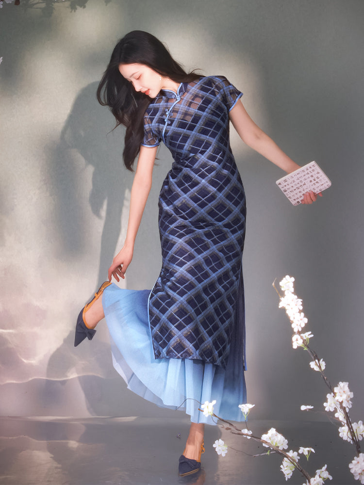 Purple Gradient|Modern one-Pieces long skirt(星朔) - Image 9
