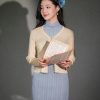 Natural Silk Acetate|long-sleeved Cardigan(镜霖) - Thumbnail Image 16