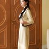 Champagne Gold Linen-Blend | A-Line Dress(南风) - Thumbnail Image 5