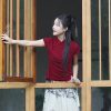 reddish color|Modern one-Pieces Qipao top(胭华) - Thumbnail Image 6