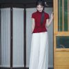 reddish color|Modern one-Pieces Qipao top(胭华) - Thumbnail Image 8