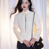 Pearl White Elegance: Crystal Knot Lace | Neo-Chinese Jacket(露婧) - Thumbnail Image 2