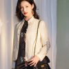 Pearl White Elegance: Crystal Knot Lace | Neo-Chinese Jacket(露婧) - Thumbnail Image 5