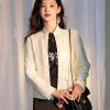 Pearl White Elegance: Crystal Knot Lace | Neo-Chinese Jacket(露婧) - Thumbnail Image 7