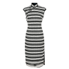Black and white wave pattern| Modern one-Pieces Qipao Dress(觅晴) - Thumbnail Image 11