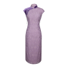 Amethyst Lace Embroidery | Modern one-Pieces Qipao Dress(玉妍) - Thumbnail Image 10