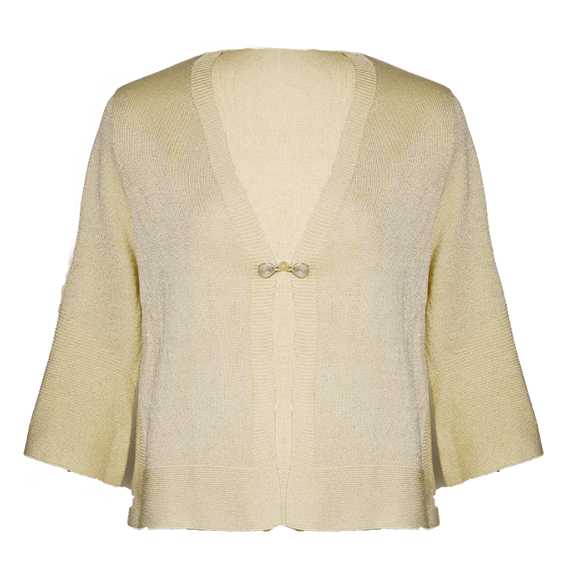 Off-White 3/4 Sleeve Knit Cardigan(沁秦) - Image 12