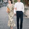 Warm Apricot Frosted Matte Stretch Mesh | Modern one-Pieces Qipao Dress (竹瑶) - Thumbnail Image 10